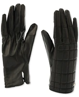 Michael Kors Women's Quilted Leather Tech Gloves