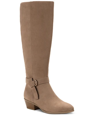 Style & Co Women's Omahaa Western Belt Boots, Created for Macy's