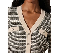 Astr the Label Women's Ellory V-Neck Cardigan