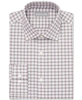 Michael Kors Men's Regular-Fit Comfort Stretch Check Dress Shirt