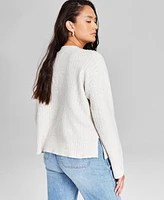 And Now This Women's V-Neck Long Sleeve Sweater, Created for Macy's
