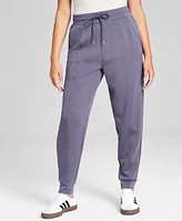 And Now This Women's Scuba Drawstring Joggers, Created for Macy's