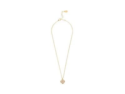 Rivka Friedman Pave Clover Pendant