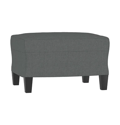 vidaXL Footstool Dark Gray 23.6"x19.7"x16.1" Fabric