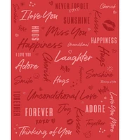 Chanasya Premium Love You Gift Throw Blanket
