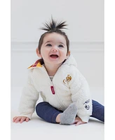Harry Potter Baby Boys Hedwig Owl Fleece Zip Up Costume Hoodie Newborn to