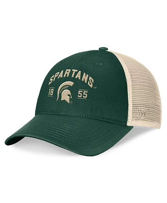 Top of the World Men's Green Michigan State Spartans Heritage Waylon Trucker Adjustable Hat