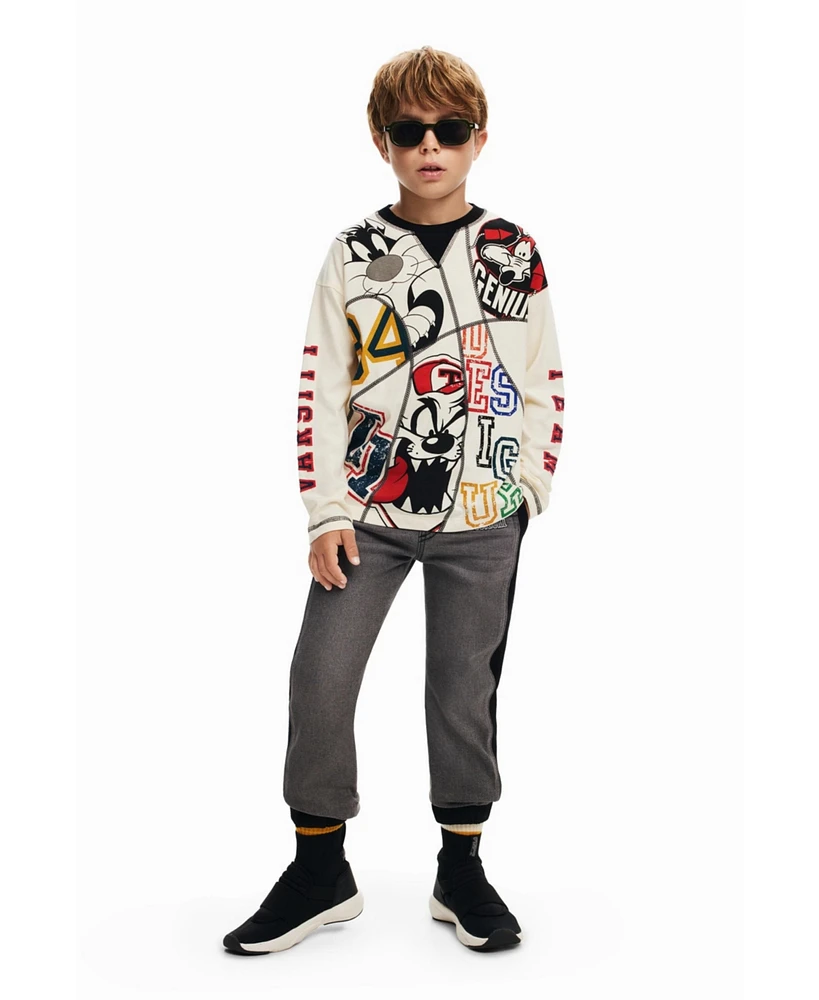 Desigual Boys Boys's Looney Tunes Long-Sleeve T-shirt