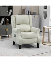Homcom Massage Recliner Sofa with Heat Function, Remote Control