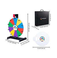 WinSpin 12" Spinning Wheel Math Game Kids Teaching Aid Elementary School Home