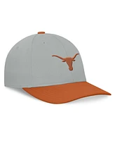 Top of the World Men's Gray/Burnt Orange Texas Longhorns Mick Flex Hat