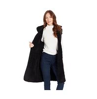 Frye Women's Kourtney Faux Shearling Hooded Vest