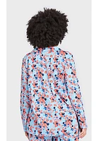 Avenue Plus Button Print Sleep Top