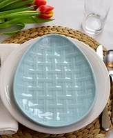 Fiesta Embossed Egg Plate
