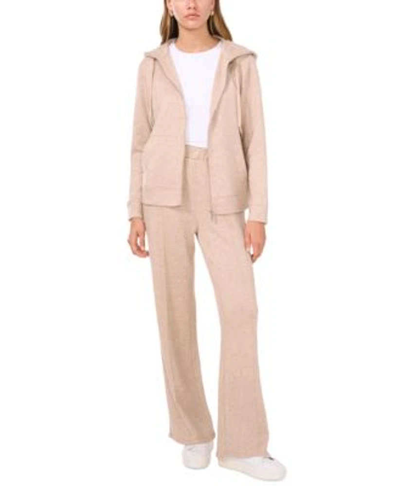 Vince Camuto Womens Knit Hoodie Wide Leg Pants