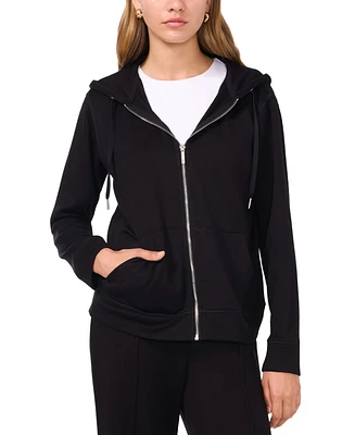 Vince Camuto Women's Knit Zip-Front Hoodie