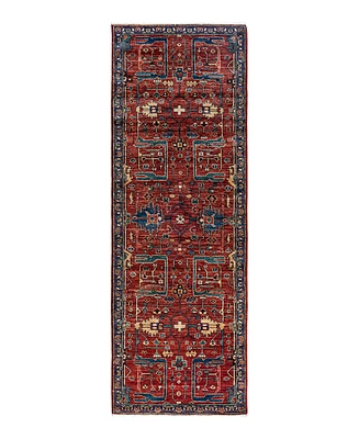 Adorn Hand Woven Rugs Serapi M1993 2'9"x7'11" Runner Area Rug