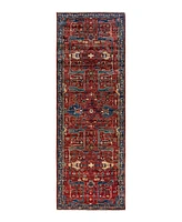 Adorn Hand Woven Rugs Serapi M1993 2'9"x7'11" Runner Area Rug