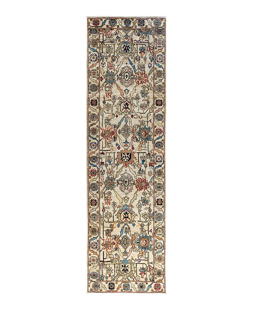 Adorn Hand Woven Rugs Serapi M1993 2'9"x9'6" Runner Area Rug