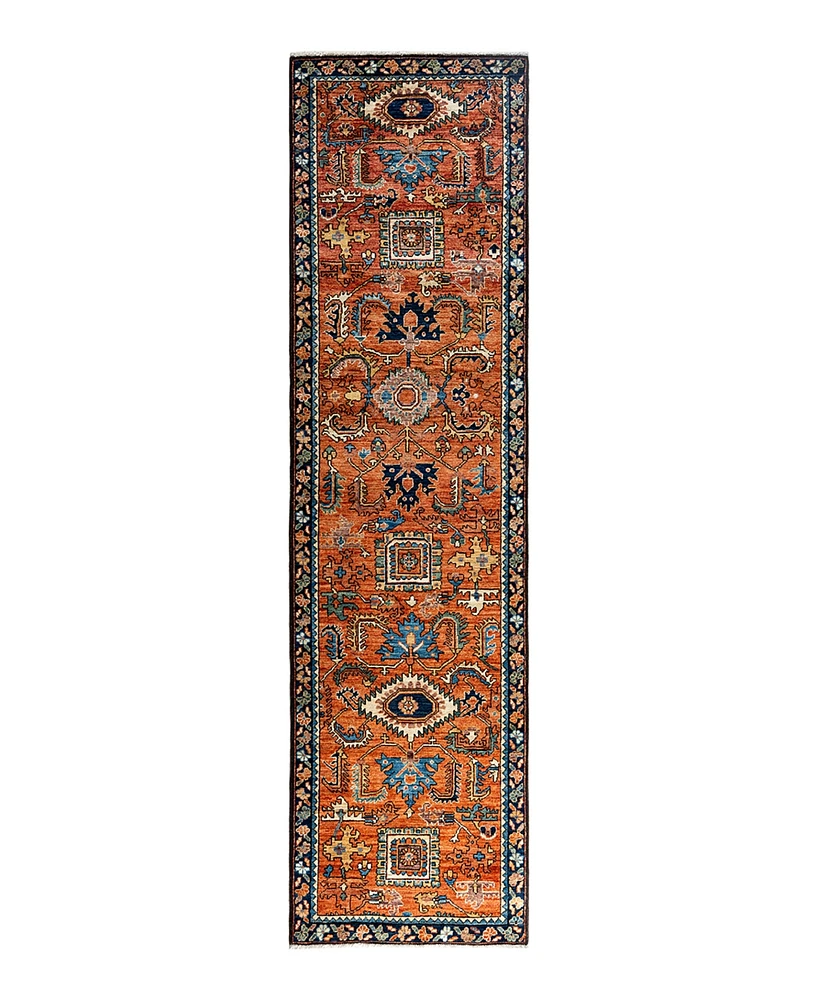 Adorn Hand Woven Rugs Serapi M1993 2'7"x9'9" Runner Area Rug