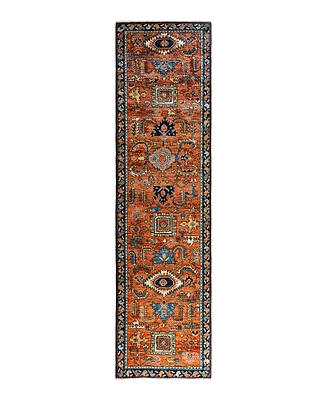 Adorn Hand Woven Rugs Serapi M1993 2'7"x9'9" Runner Area Rug