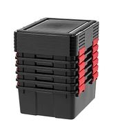 Iris Usa Qt Storage Box with Gasket Seal Lid, Pack - Bpa-Free