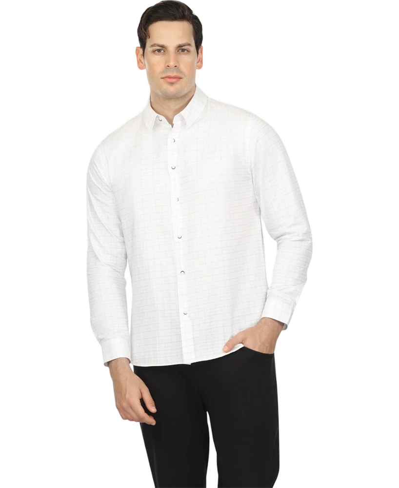 Vustra Men's Check Long Sleeve Shirt