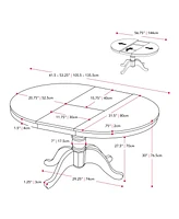 CorLiving Extendable Dining Table