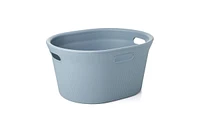 Superio Ribbed Design Laundry Basket, 35 L Eco-Friendly Laundry Basket