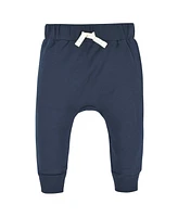 Gerber Baby Boys Navy and Grey Premium Joggers, 3-Pack