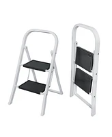 Simplie Fun Folding 2-Step Ladder: Space-Saving, Sturdy, and Non-Slip