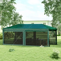 Streamdale Furniture 10'x20' Canopy Gazebo with Sidewalls for Events & Parties