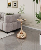 Simplie Fun Luxury Design Iron End Table