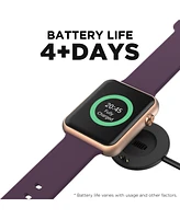 iTouch Air 4 Unisex Plum Silicone Smart Strap Smartwatch 41mm