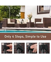 Outdoor Sectional Connector Clips for Modular Patio Furniture