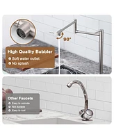 Casainc 1.8 Flow Pot Filler Kitchen Faucet with 2 Handle