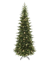 Puleo Pre-Lit Slim Artificial Tree ft