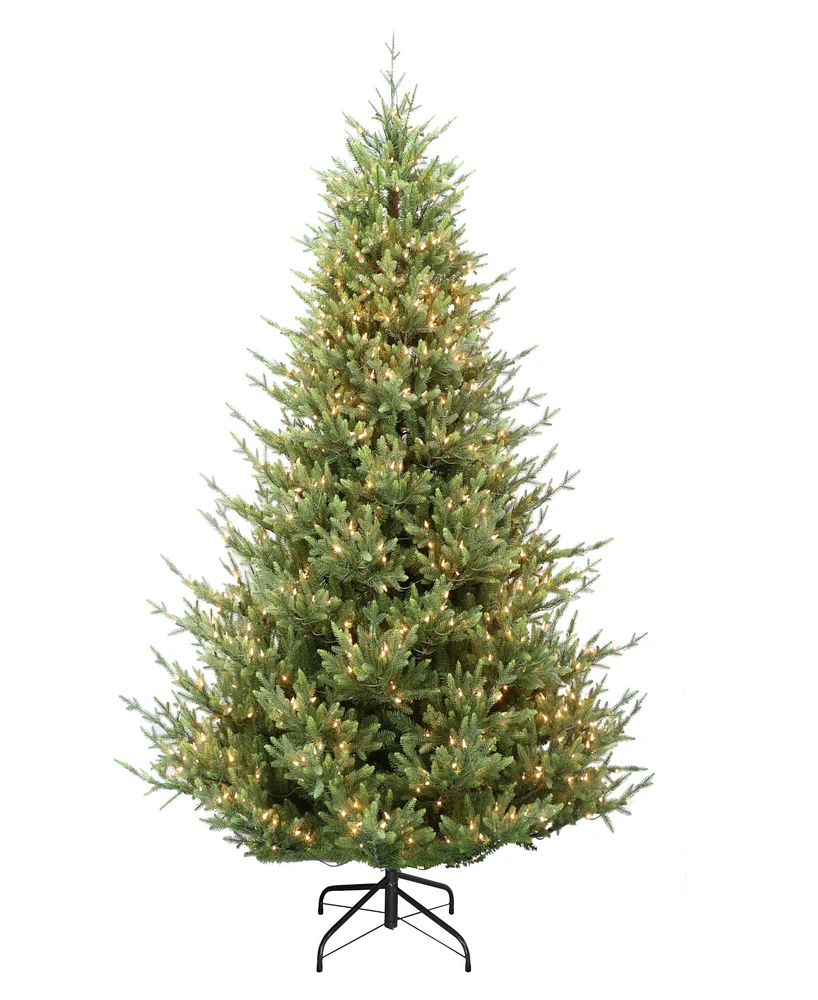 Puleo Pre-Lit Fir Artificial Tree 7.5 ft