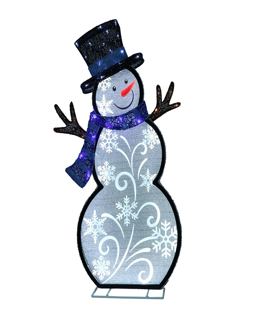 Puleo Lighted Outdoor Snowman 30 Inch