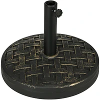 Streamdale Furniture 18" Concrete Umbrella Base for Outdoor Use