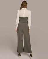 Donna Karan New York Women's Layered-Look Jumpsuit