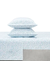 Sunham Microfiber Easy Care Printed -Pc. Sheet Set