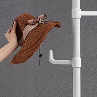 Ceiling-to-Floor Tension Rod Drying Rack & Storage