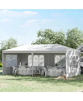 10' x 20' Party Tent Gazebo with Removable Walls