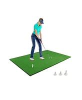 Givimo 5 x 3 Feet Golf Mat with 3 Rubber Tees