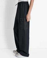 Dkny Women's Bungee-Waist Wide-Leg Pants