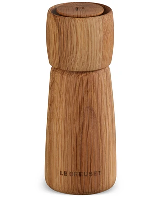 Le Creuset White Oak Alpine Pepper Mill, 7"