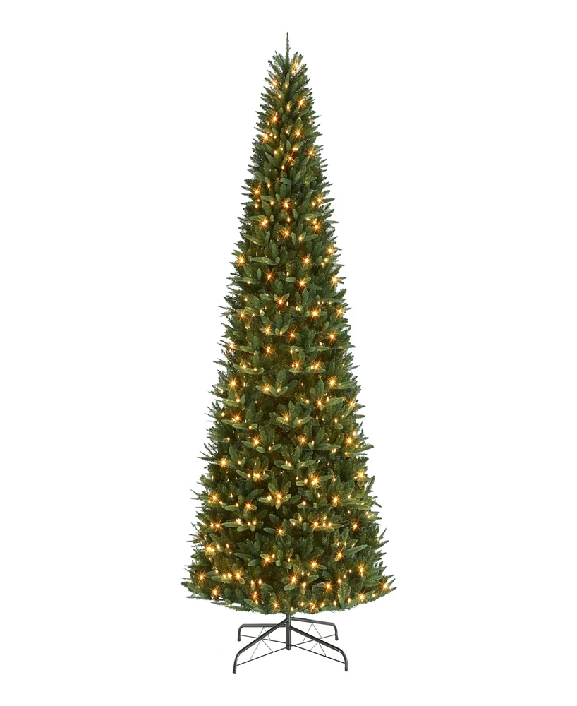 Puleo Pre-Lit Fir Artificial Tree 12 ft