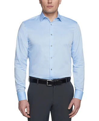 Calvin Klein Steel Men's Classic-Fit Non-Iron Performance French Cuff Dress Shirt