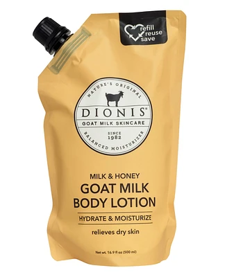 Dionis Milk Honey Goat Milk Body Lotion Refill Pouch 16.9 fl oz